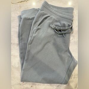 Marc New York Light Gray Knit Joggers with Drawstring